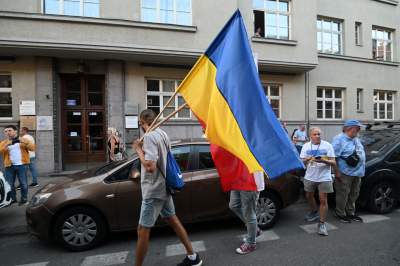 Marsz Wolnej Ukrainy przeszedł przez Kraków, solidarni z walczącym narodem - zdjęcie 21