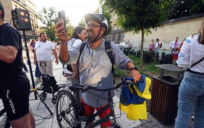 Marsz Wolnej Ukrainy przeszedł przez Kraków, solidarni z walczącym narodem - zdjęcie 6