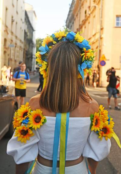 Marsz Wolnej Ukrainy przeszedł przez Kraków, solidarni z walczącym narodem - zdjęcie 22