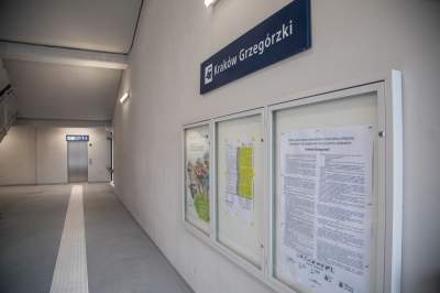 Przystanek kolejowy Kraków - Grzegórzki otwarty, "najwyższe perony w Krakowie" - zdjęcie 12