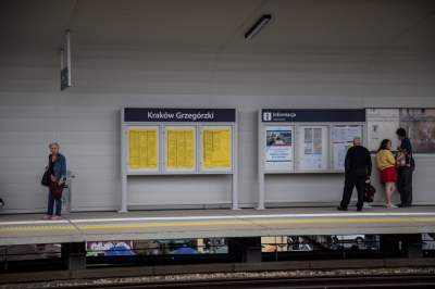 Przystanek kolejowy Kraków - Grzegórzki otwarty, "najwyższe perony w Krakowie" - zdjęcie 25