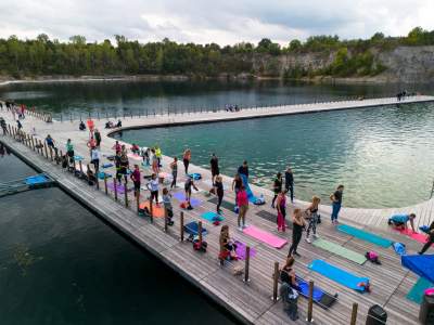 Pożegnali lato na Zakrzówku, ale teren parku przyciąga o każdej porze roku - zdjęcie 28