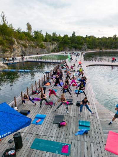Pożegnali lato na Zakrzówku, ale teren parku przyciąga o każdej porze roku - zdjęcie 25