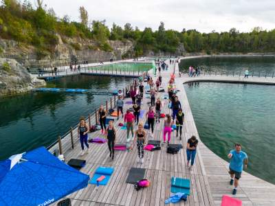 Pożegnali lato na Zakrzówku, ale teren parku przyciąga o każdej porze roku - zdjęcie 26