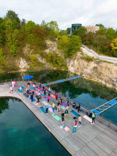 Pożegnali lato na Zakrzówku, ale teren parku przyciąga o każdej porze roku - zdjęcie 23