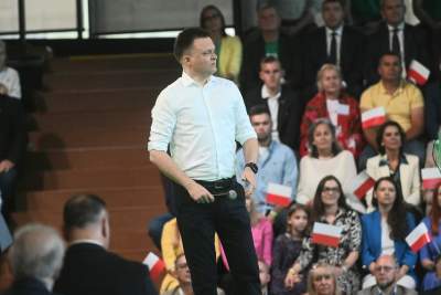 Hołownia i Kosiniak-Kamysz na konwencji w Krakowie: "obalimy zły rząd PiS" - zdjęcie 15