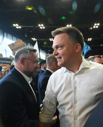 Hołownia i Kosiniak-Kamysz na konwencji w Krakowie: "obalimy zły rząd PiS" - zdjęcie 3