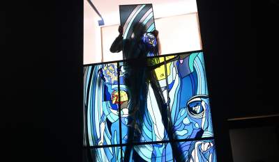 „Apollo. System Kopernika”: witraż projektu Wyspiańskiego wysłany do Rzymu - zdjęcie 8