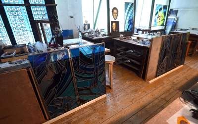 „Apollo. System Kopernika”: witraż projektu Wyspiańskiego wysłany do Rzymu - zdjęcie 16