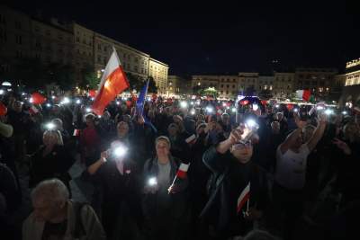 Przegonimy mrok, krakowski finał kampanii wyborczej Koalicji Obywatelskiej - zdjęcie 14