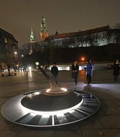 Odsłonięcie całodobowego zegara słonecznego, nowa atrakcja pod Wawelem - zdjęcie 16