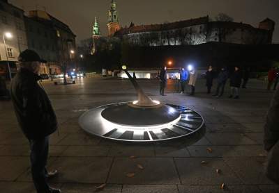Odsłonięcie całodobowego zegara słonecznego, nowa atrakcja pod Wawelem - zdjęcie 5
