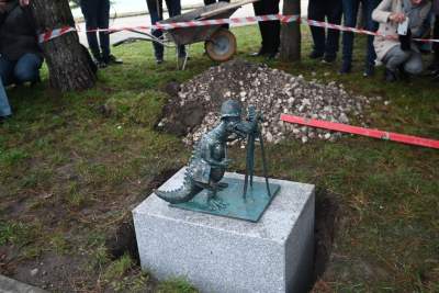Osadzanie Smoka Geodety, początek Smoczego Szlaku w Krakowie - zdjęcie 10