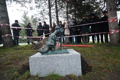 Osadzanie Smoka Geodety, początek Smoczego Szlaku w Krakowie - zdjęcie 12