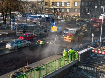 Asfaltowanie na moście Dębnickim, to już ostatni etap remontu - zdjęcie 6
