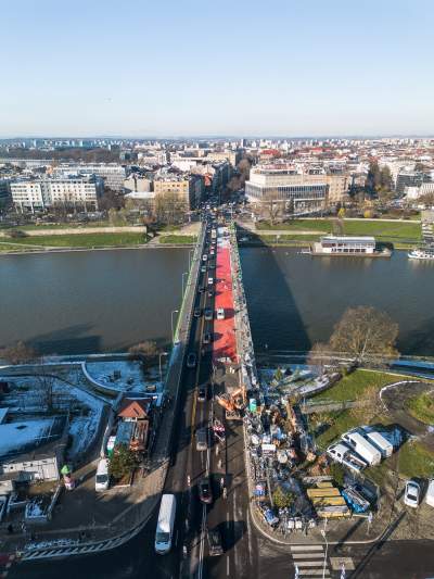 Asfaltowanie na moście Dębnickim, to już ostatni etap remontu - zdjęcie 4