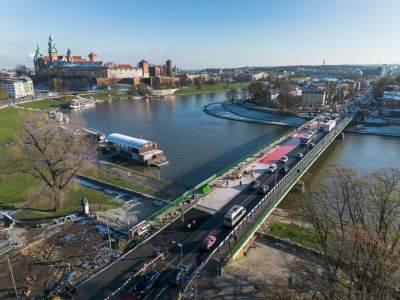 Asfaltowanie na moście Dębnickim, to już ostatni etap remontu - zdjęcie 7