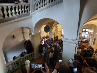 Szymon Hołownia w V LO w Krakowie, młodzież zachwycona - zdjęcie 5