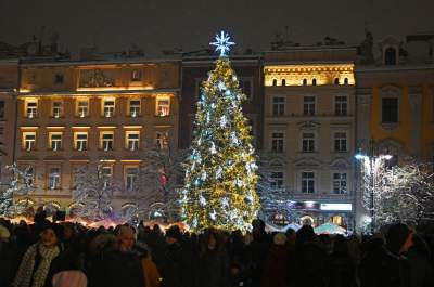 Choinka na Rynku, świąteczna iluminacja i zima. Turyści lubią to! - zdjęcie 31