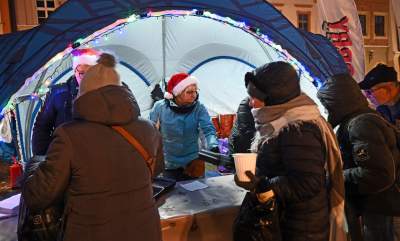 Bezpłatny karp, kapusta z grochem i zupa grzybowa. Nowa świąteczna tradycja - zdjęcie 16