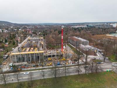 Budowa Krakowskiego Centrum Muzyki, parking już do dyspozycji kierowców - zdjęcie 15