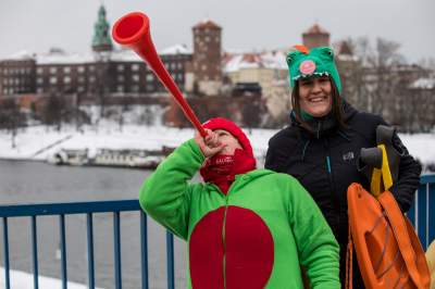 Uwielbiają zimową kąpiel w Wiśle, tak wzmacniają swój organizm - zdjęcie 7