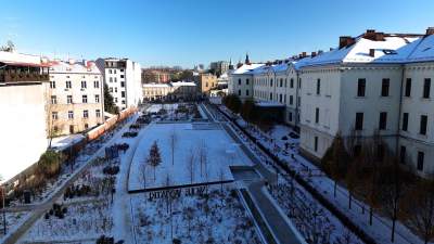 Park Szymborskiej zimą wygląda jeszcze piękniej - zdjęcie 8