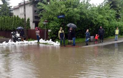 Powódź w Bieżanowie, maj 2019 - fot. Marek Lasyk - zdjęcie 19