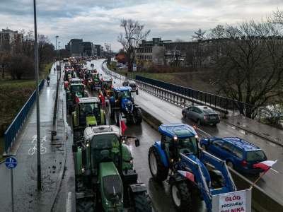 Tak zakorkowali dziś miasto, pokaz mocy nie tylko ciągników - zdjęcie 7