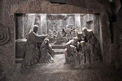 "Golgota Wielicka " w kopalni soli w Wieliczce - zdjęcie 27