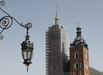 Kościół Mariacki w remoncie, hejnalisty nie widać - zdjęcie 5