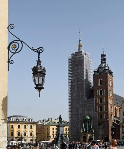 Kościół Mariacki w remoncie, hejnalisty nie widać - zdjęcie 6