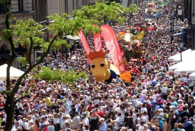 Dziesiątki smoków opanowały Kraków. Wyjątkowy korowód - zdjęcie 25