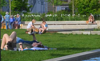 Park Szymborskiej utonął w białych i czarnych tulipanach - zdjęcie 33