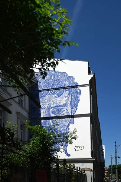 Nowe murale w centrum Krakowa, inspiracją był Wyspiański - zdjęcie 7