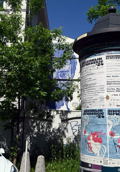 Nowe murale w centrum Krakowa, inspiracją był Wyspiański - zdjęcie 12
