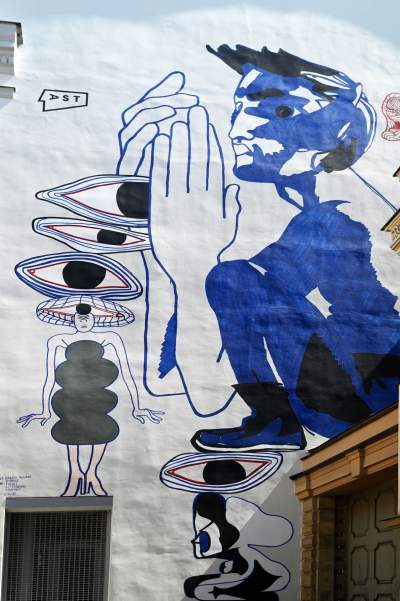 Nowe murale w centrum Krakowa, inspiracją był Wyspiański - zdjęcie 8