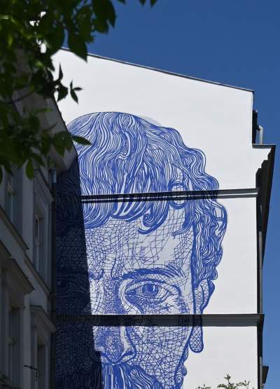Nowe murale w centrum Krakowa, inspiracją był Wyspiański - zdjęcie 16