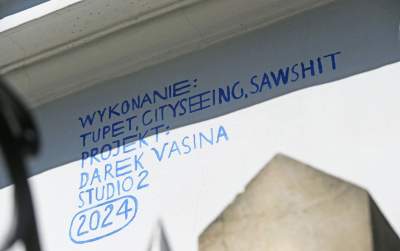 Nowe murale w centrum Krakowa, inspiracją był Wyspiański - zdjęcie 11