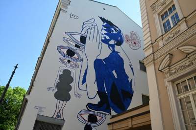 Nowe murale w centrum Krakowa, inspiracją był Wyspiański - zdjęcie 3