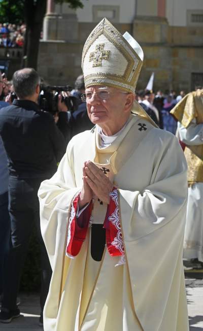 Tradycyjna procesja na Skałkę: hierarchowie, wierni i politycy (głównie PiS) - zdjęcie 35