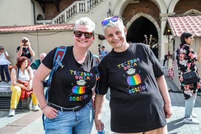 Tęczowy Kraków pięknie świętował, po raz pierwszy z prezydentem miasta - zdjęcie 26