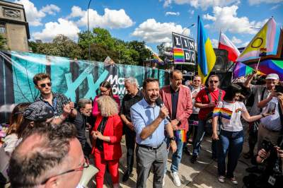 Tęczowy Kraków pięknie świętował, po raz pierwszy z prezydentem miasta - zdjęcie 4