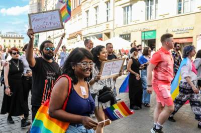 Tęczowy Kraków pięknie świętował, po raz pierwszy z prezydentem miasta - zdjęcie 27