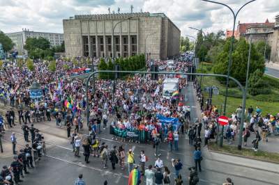 Tęczowy Kraków pięknie świętował, po raz pierwszy z prezydentem miasta - zdjęcie 2