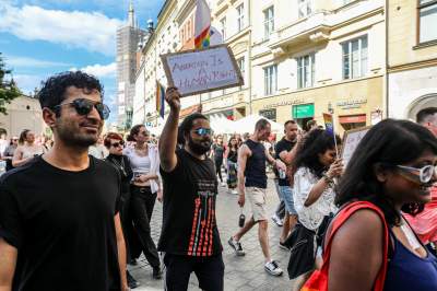 Tęczowy Kraków pięknie świętował, po raz pierwszy z prezydentem miasta - zdjęcie 28