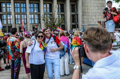 Tęczowy Kraków pięknie świętował, po raz pierwszy z prezydentem miasta - zdjęcie 1