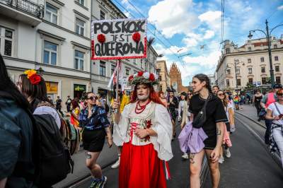 Tęczowy Kraków pięknie świętował, po raz pierwszy z prezydentem miasta - zdjęcie 46