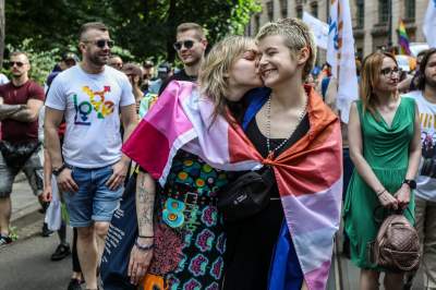 Tęczowy Kraków pięknie świętował, po raz pierwszy z prezydentem miasta - zdjęcie 18