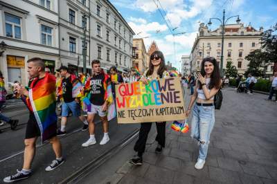 Tęczowy Kraków pięknie świętował, po raz pierwszy z prezydentem miasta - zdjęcie 45